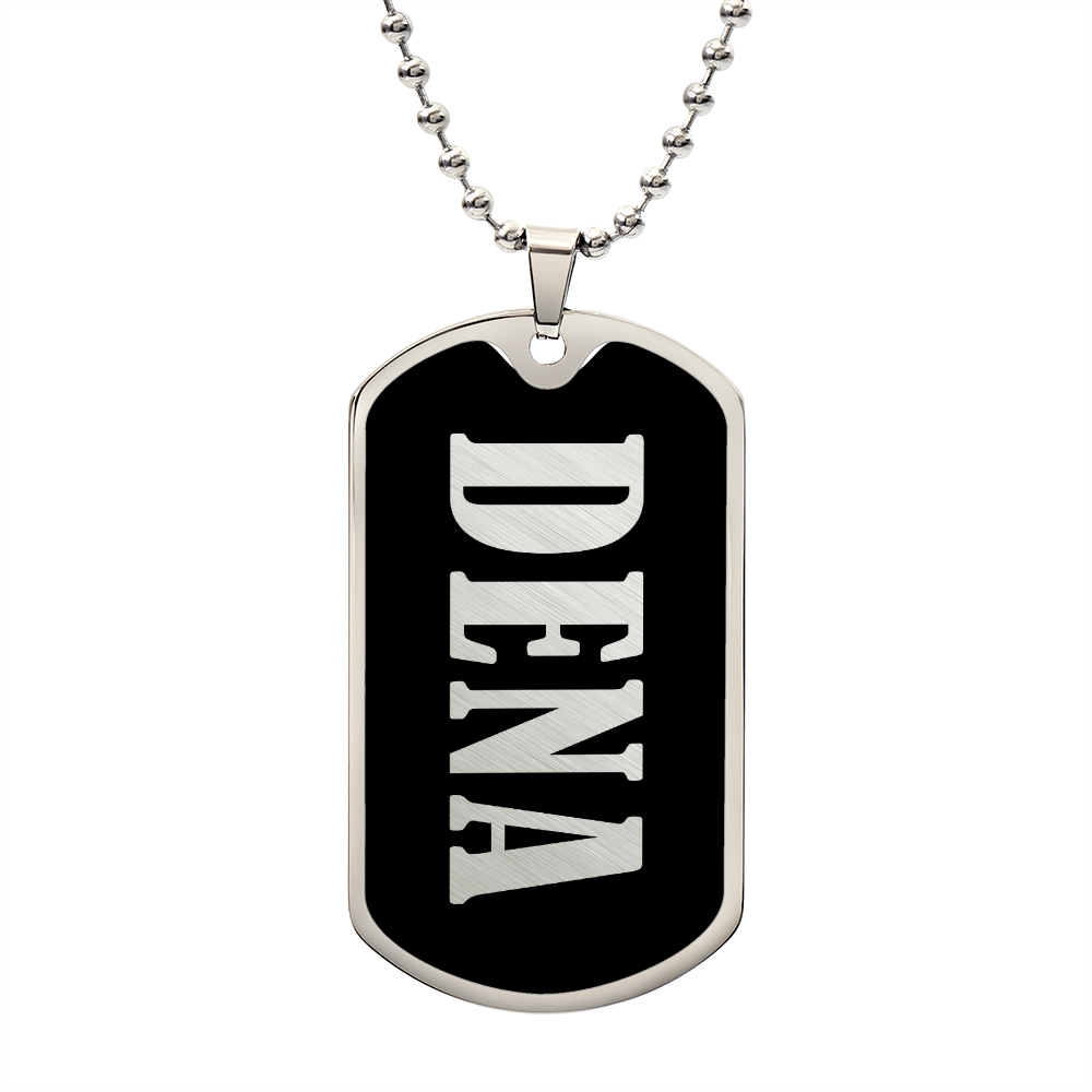 Dena v02 - Luxury Dog Tag Necklace