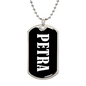 Petra v03 - Luxury Dog Tag Necklace