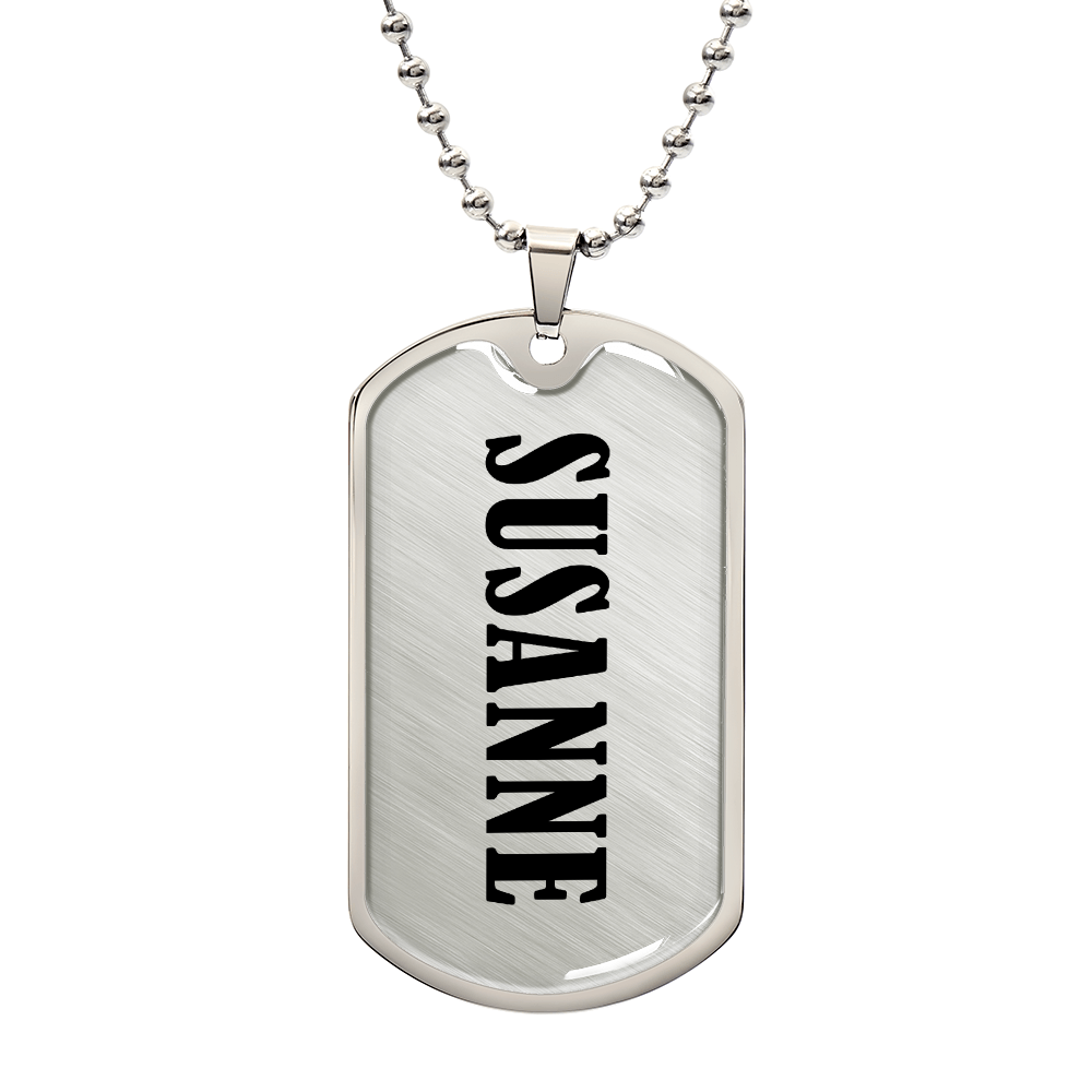 Susanne v01 - Luxury Dog Tag Necklace