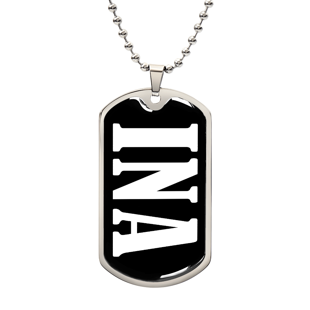 Ina v03 - Luxury Dog Tag Necklace