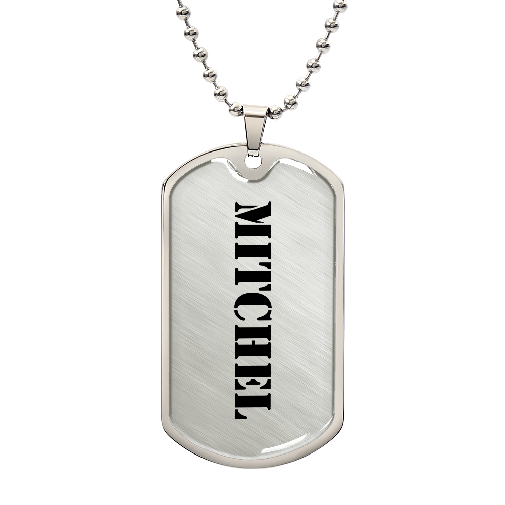 Mitchel - Luxury Dog Tag Necklace