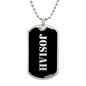 Josiah v2 - Luxury Dog Tag Necklace