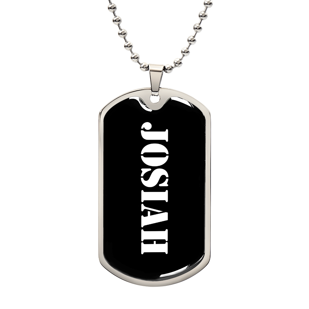 Josiah v3 - Luxury Dog Tag Necklace