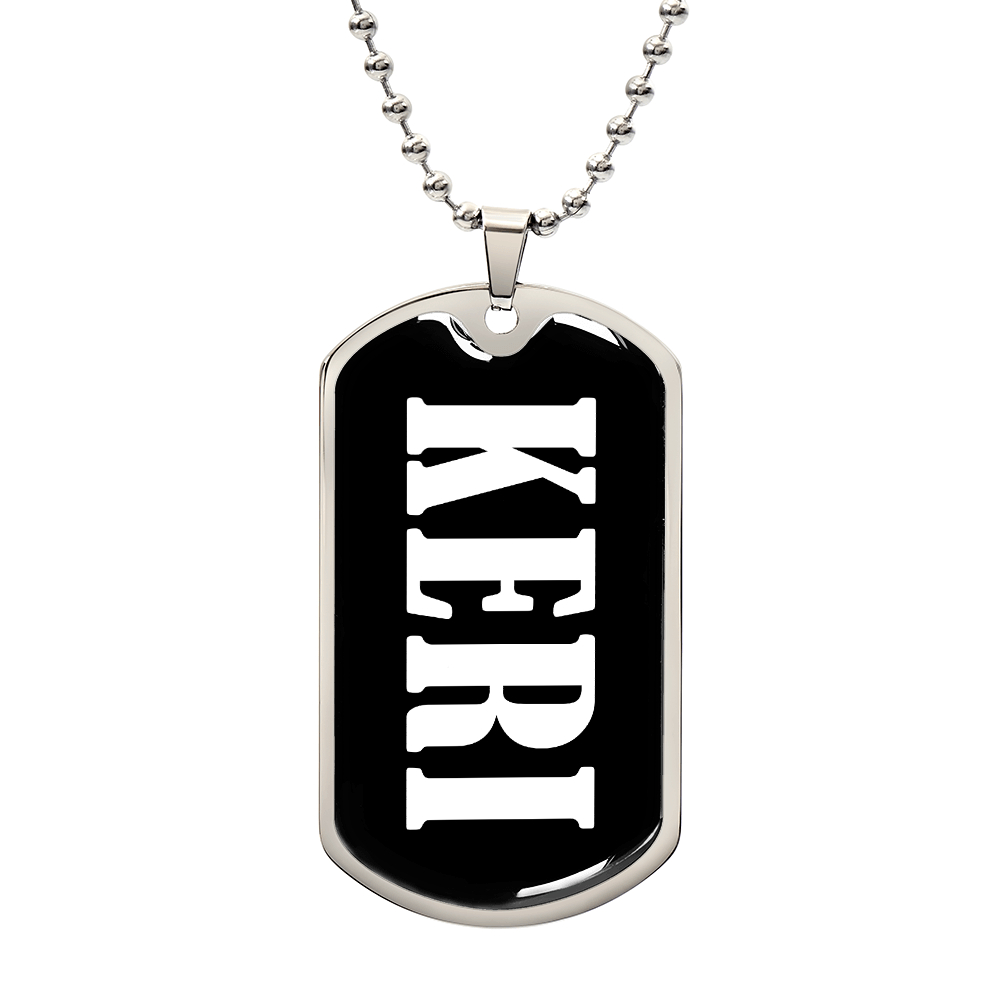 Keri v03 - Luxury Dog Tag Necklace