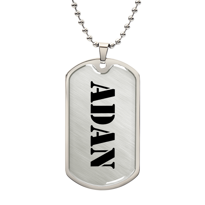 Adan - Luxury Dog Tag Necklace