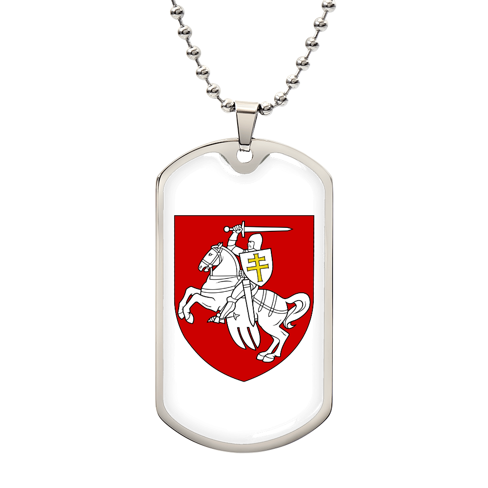 Pahonia (Belarus) v2 - Luxury Dog Tag Necklace