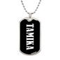 Tamika v03 - Luxury Dog Tag Necklace