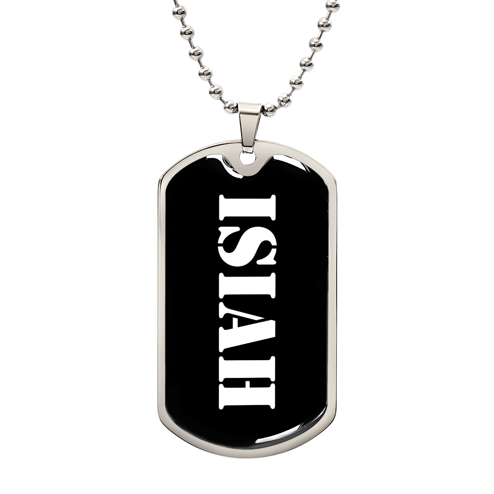 Isiah v3 - Luxury Dog Tag Necklace
