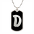 Initial D v2b - Luxury Dog Tag Necklace