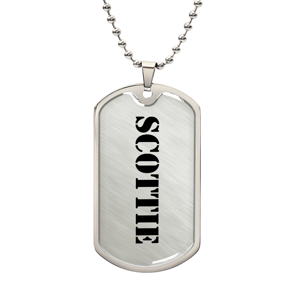 Scottie - Luxury Dog Tag Necklace