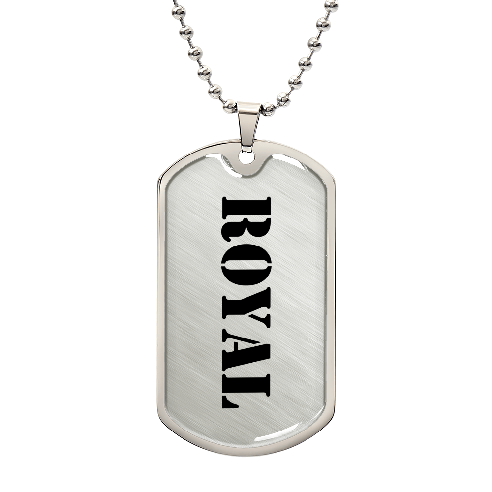 Royal - Luxury Dog Tag Necklace