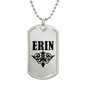 Erin v01a - Luxury Dog Tag Necklace