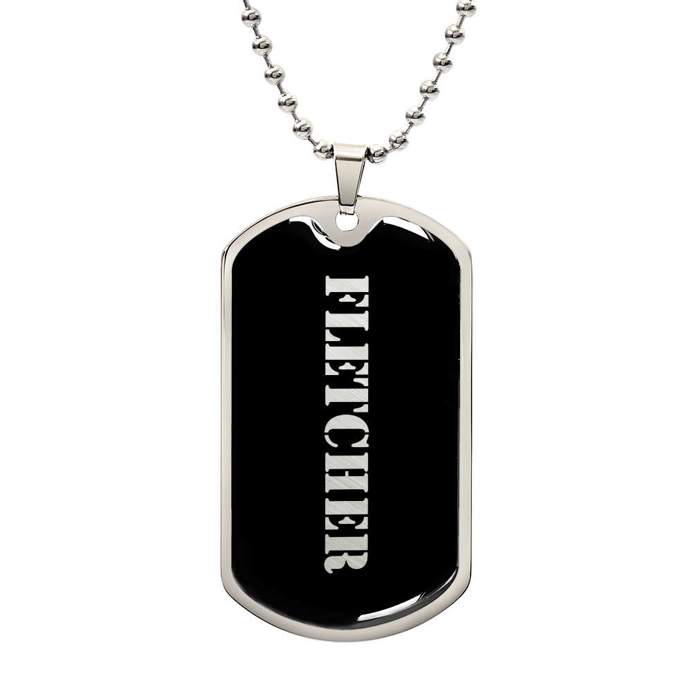 Fletcher v2 - Luxury Dog Tag Necklace