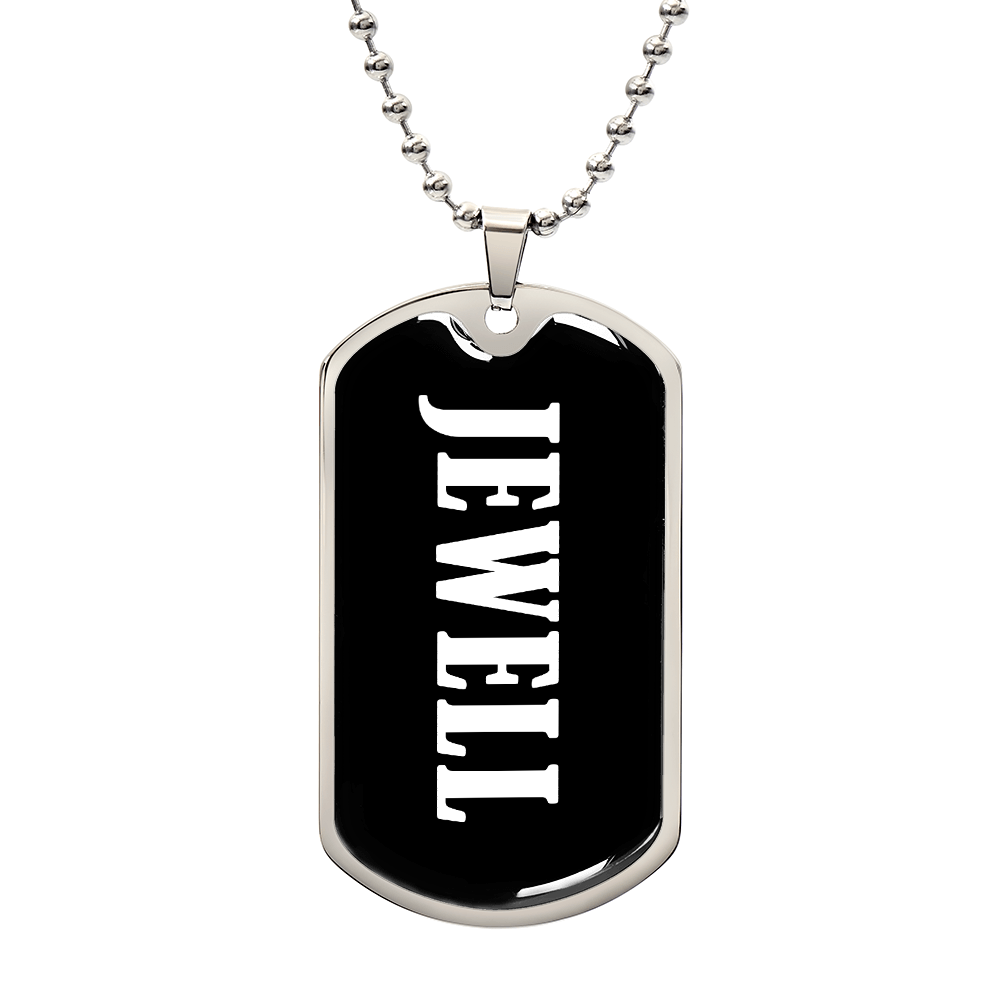Jewell v03 - Luxury Dog Tag Necklace
