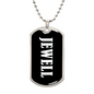 Jewell v03 - Luxury Dog Tag Necklace