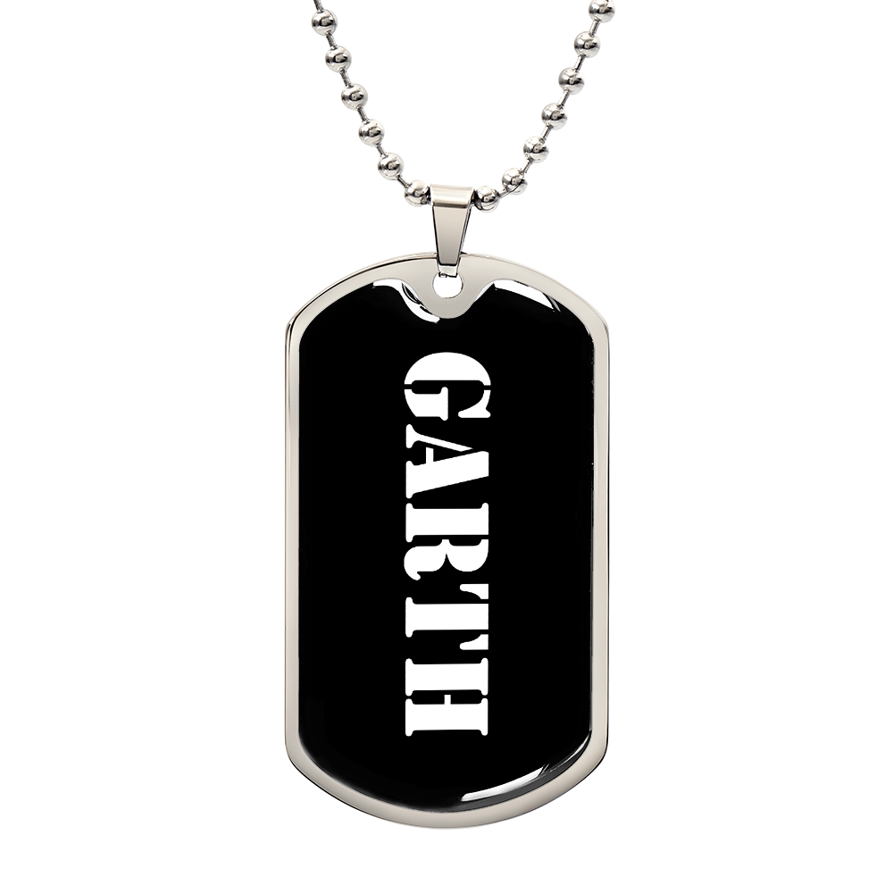 Garth v3 - Luxury Dog Tag Necklace