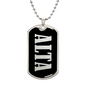 Alta v02 - Luxury Dog Tag Necklace