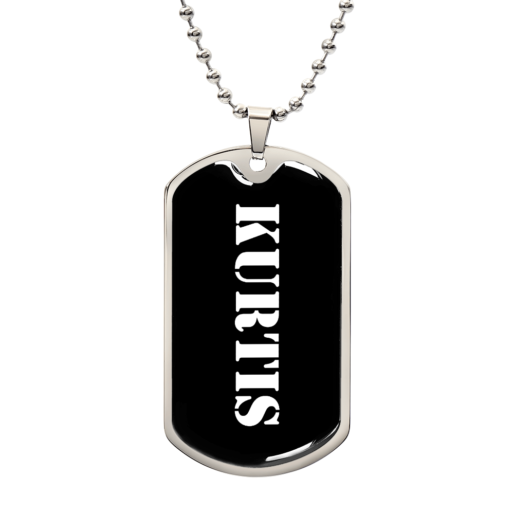 Kurtis v3 - Luxury Dog Tag Necklace