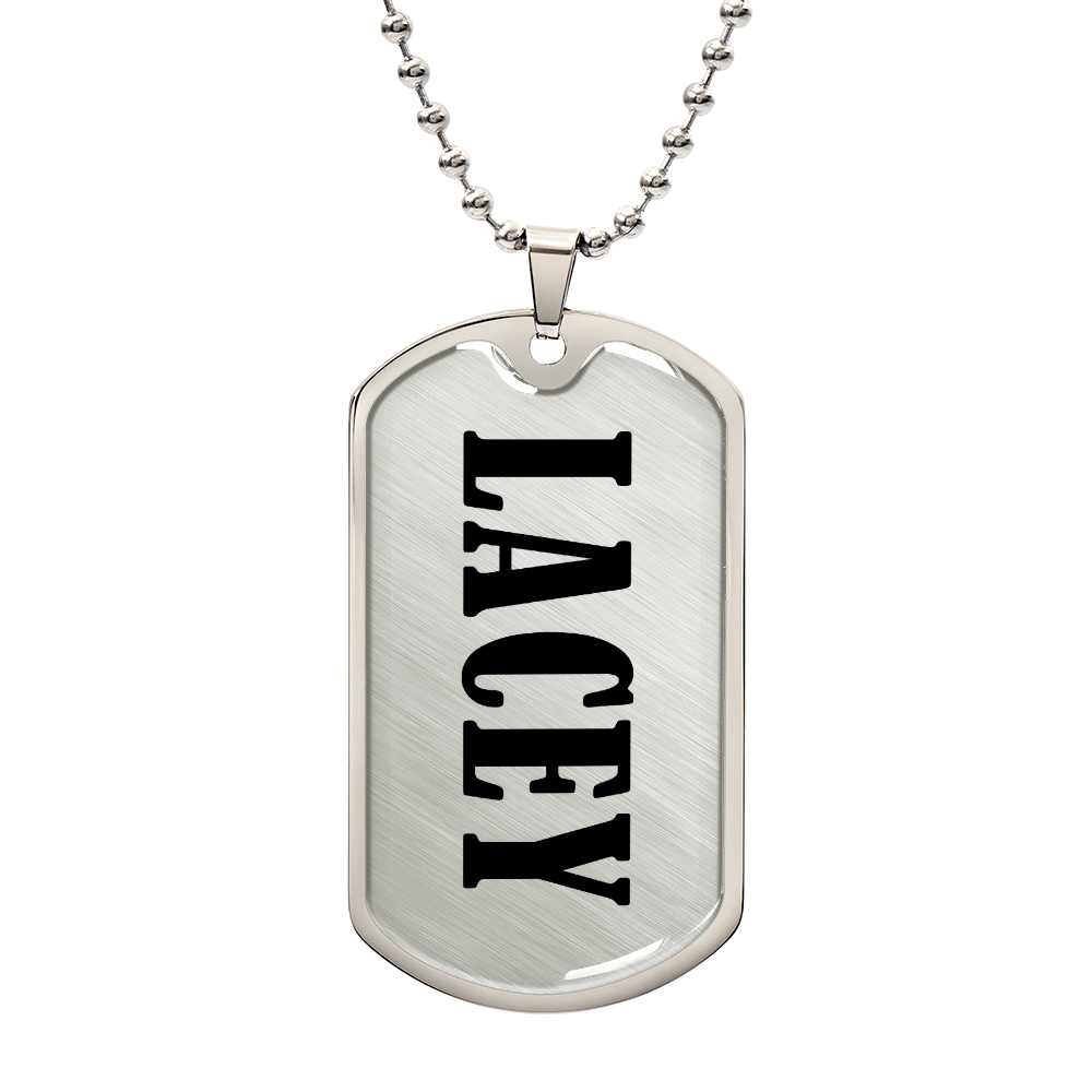 Lacey v01 - Luxury Dog Tag Necklace