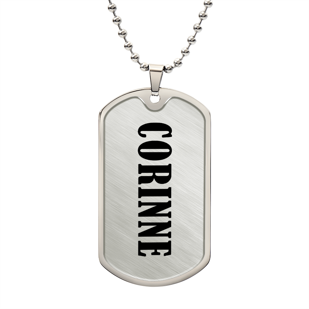 Corinne v01 - Luxury Dog Tag Necklace