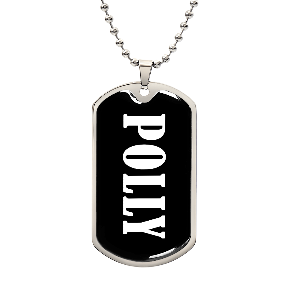 Polly v03 - Luxury Dog Tag Necklace