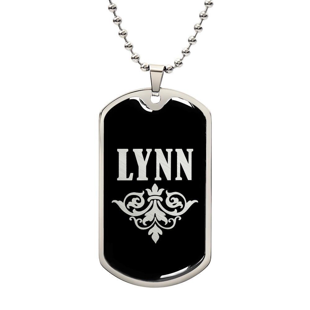 Lynn v02a - Luxury Dog Tag Necklace