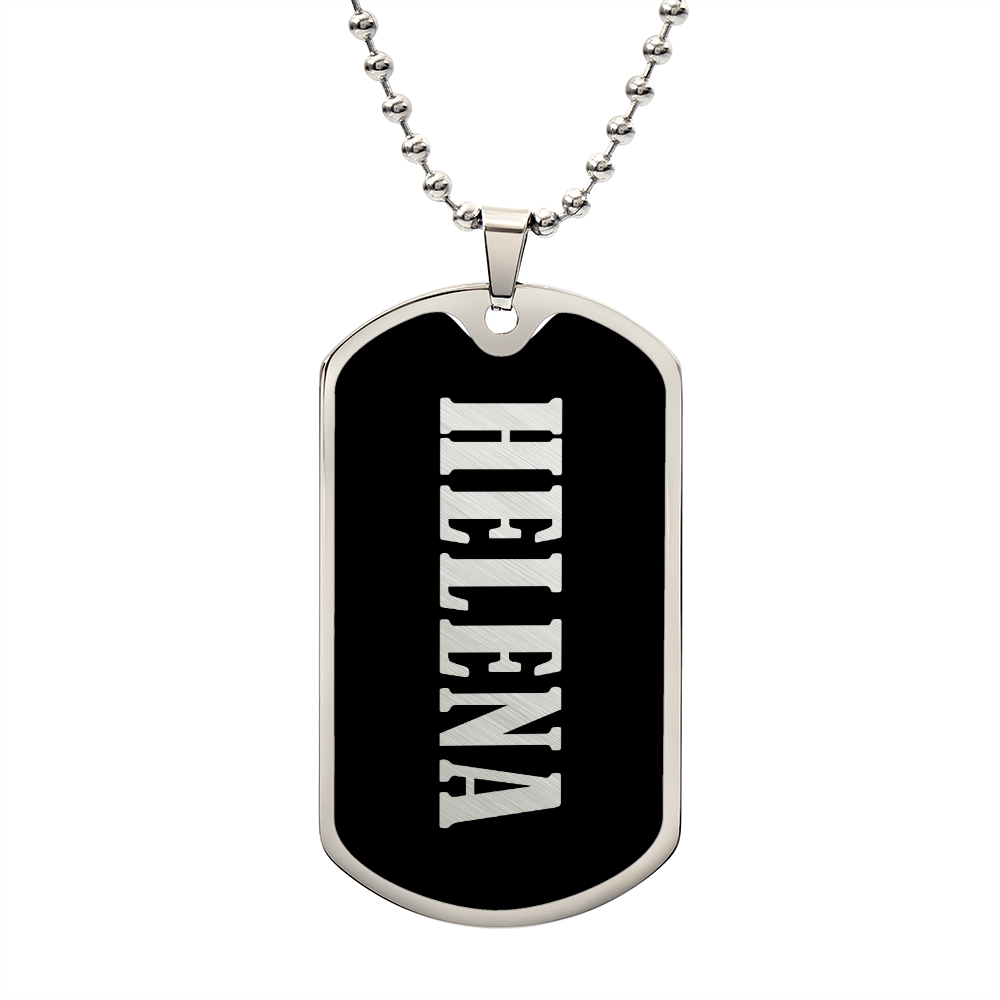 Helena v02 - Luxury Dog Tag Necklace