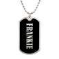 Frankie v02 - Luxury Dog Tag Necklace