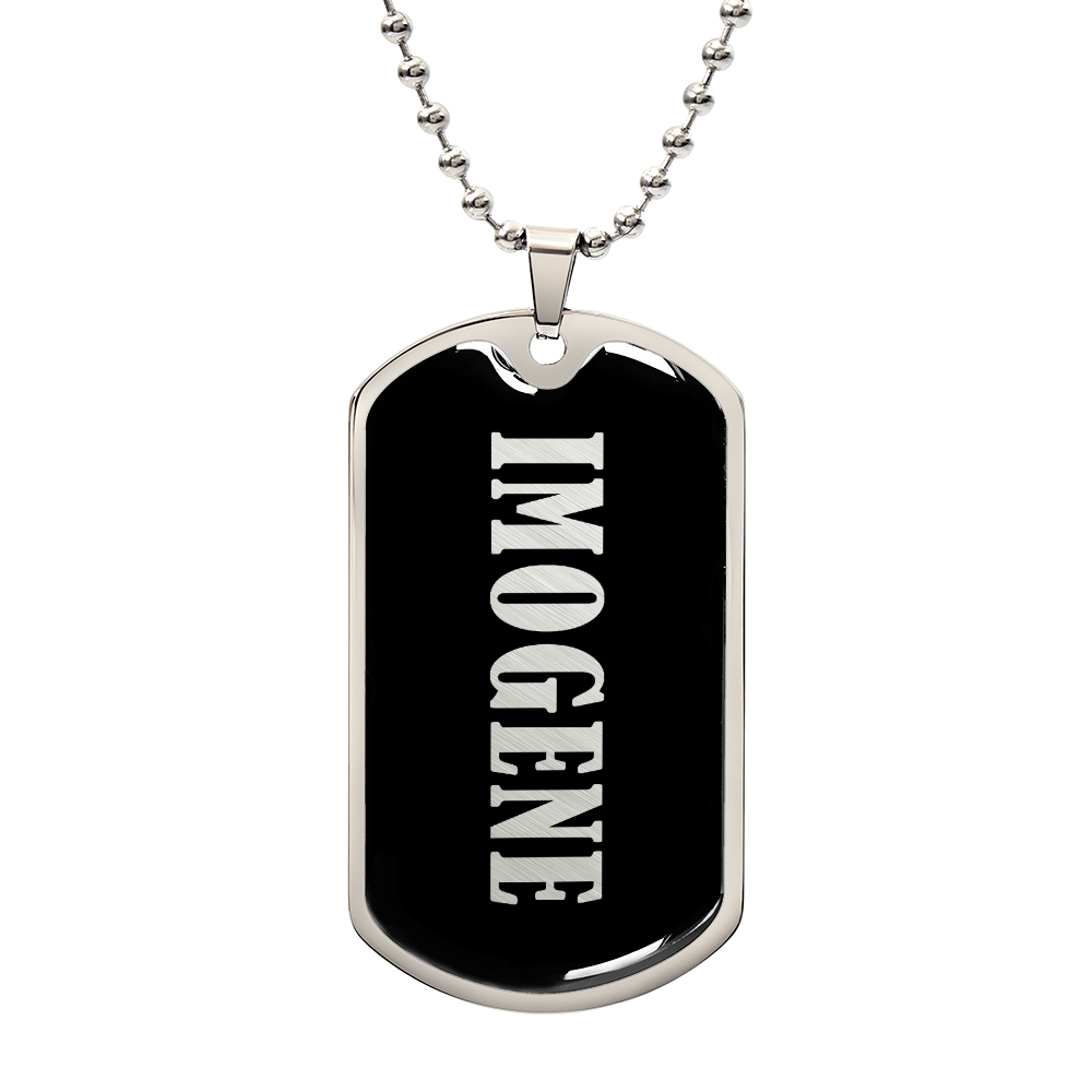 Imogene v02 - Luxury Dog Tag Necklace