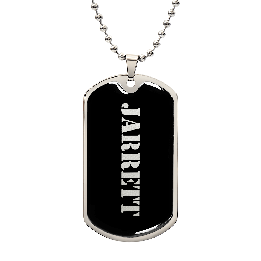 Jarrett v2 - Luxury Dog Tag Necklace