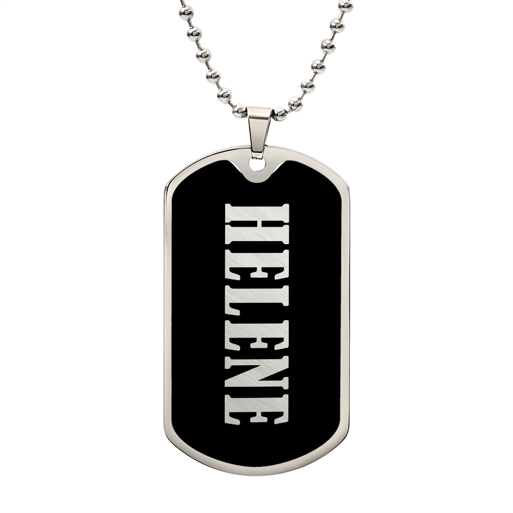 Helene v02 - Luxury Dog Tag Necklace