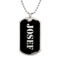 Josef v2 - Luxury Dog Tag Necklace