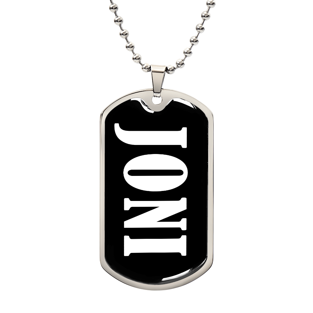 Joni v03 - Luxury Dog Tag Necklace