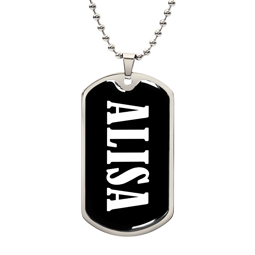 Alisa v03 - Luxury Dog Tag Necklace