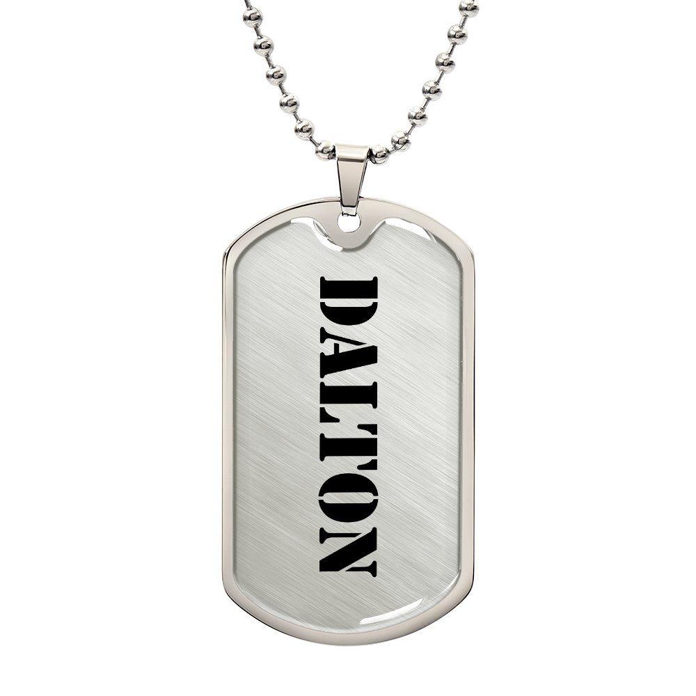 Dalton - Luxury Dog Tag Necklace
