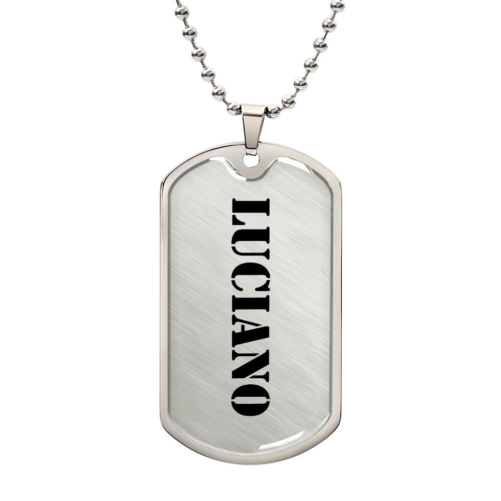 Luciano - Luxury Dog Tag Necklace