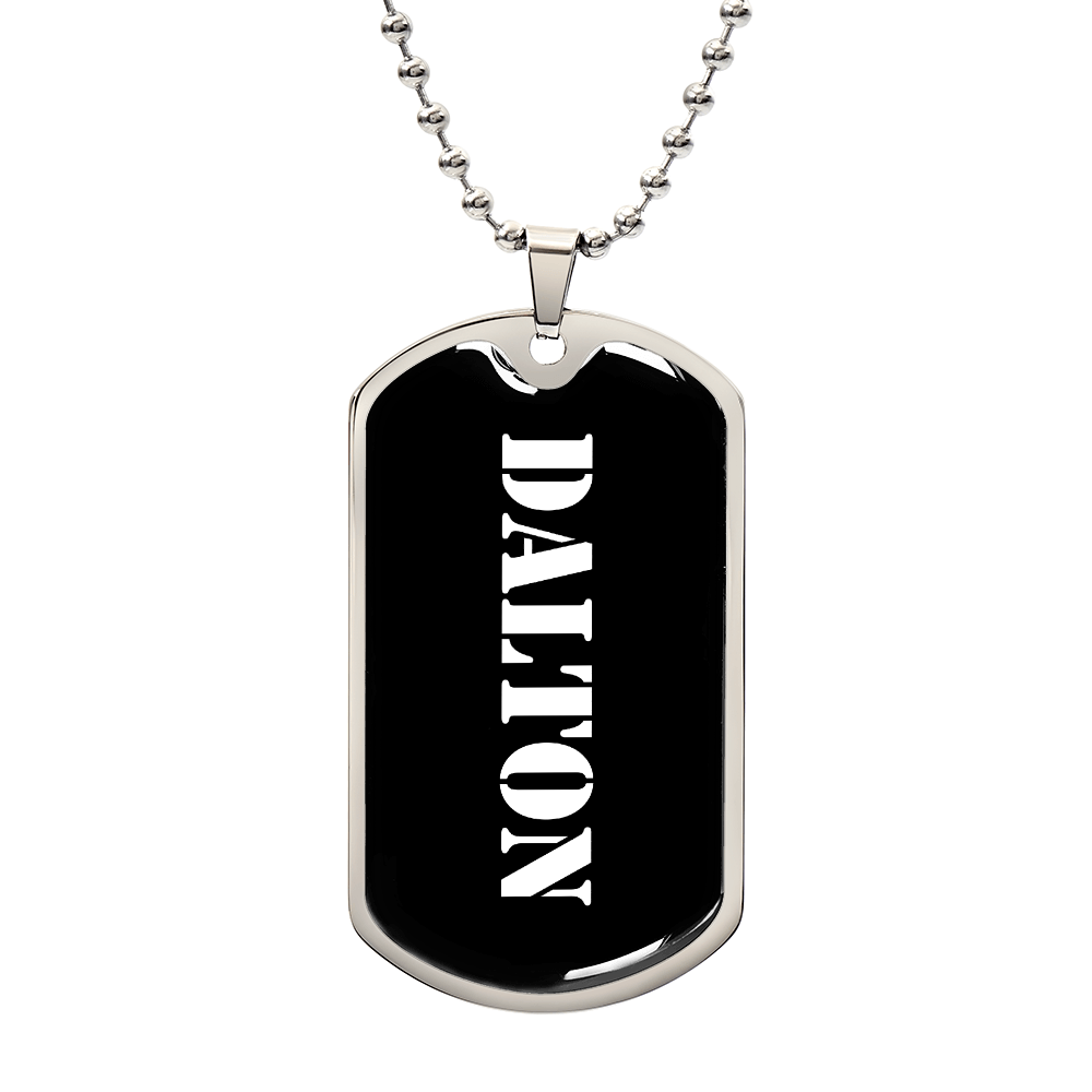 Dalton v3 - Luxury Dog Tag Necklace