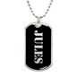 Jules v2 - Luxury Dog Tag Necklace