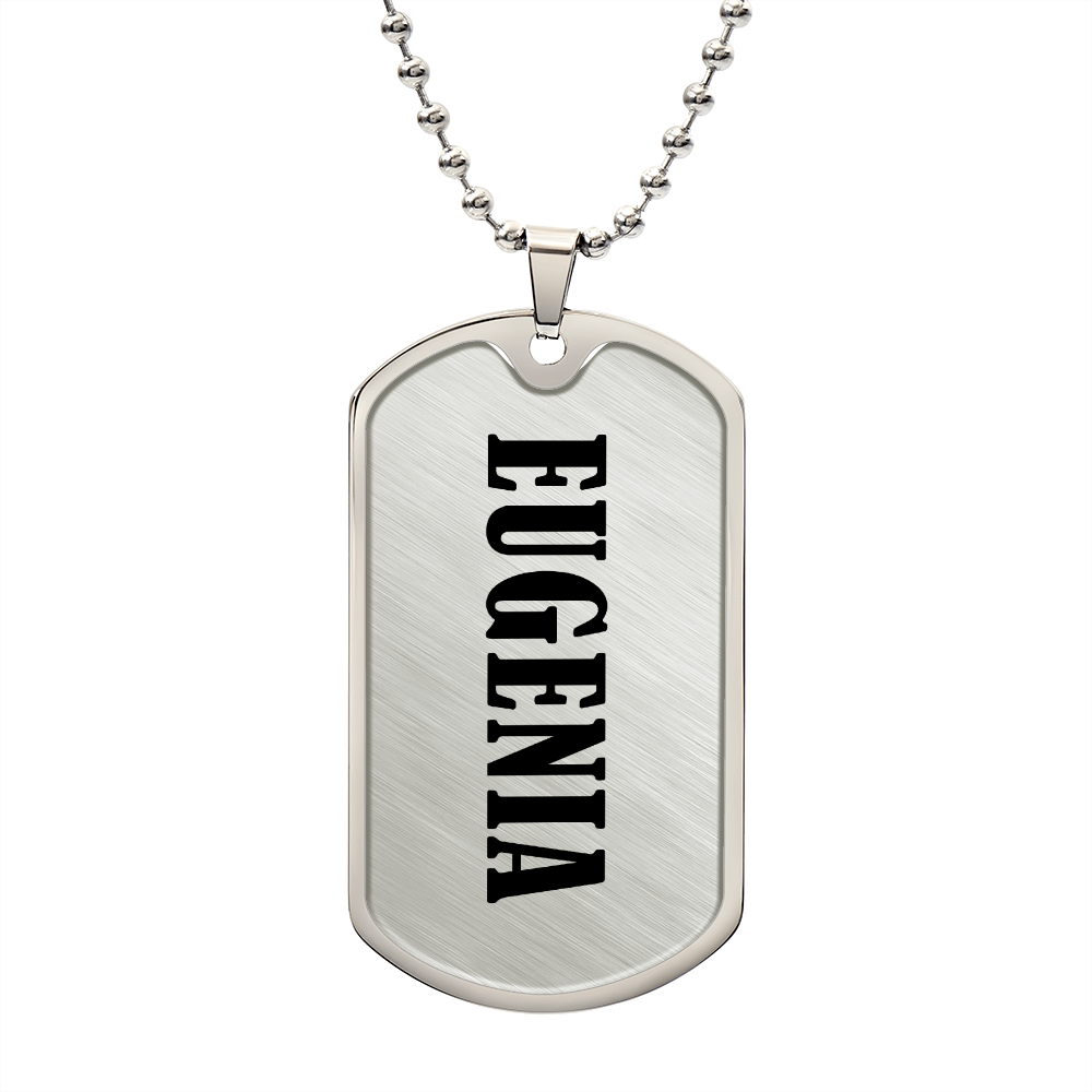 Eugenia v01 - Luxury Dog Tag Necklace