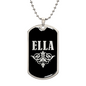 Ella v02a - Luxury Dog Tag Necklace