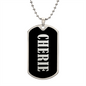 Cherie v02 - Luxury Dog Tag Necklace