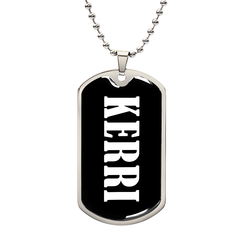 Kerri v03 - Luxury Dog Tag Necklace