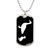 Mama Duck With 1 Duckling v3 - Luxury Dog Tag Necklace