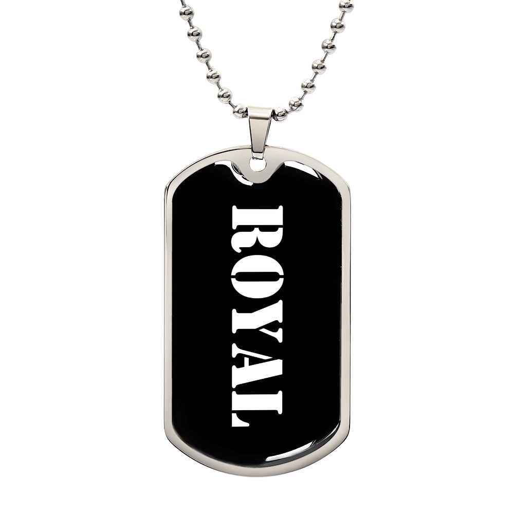 Royal v3 - Luxury Dog Tag Necklace