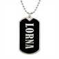 Lorna v02 - Luxury Dog Tag Necklace