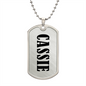 Cassie v01 - Luxury Dog Tag Necklace
