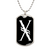 Initial X v001-23 - Luxury Dog Tag Necklace