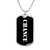 Chance v3 - Luxury Dog Tag Necklace