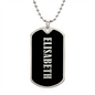 Elisabeth v02 - Luxury Dog Tag Necklace