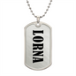 Lorna v01 - Luxury Dog Tag Necklace